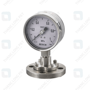 Đồng hồ đo áp suất dạng mặt bích phẳng Hisco