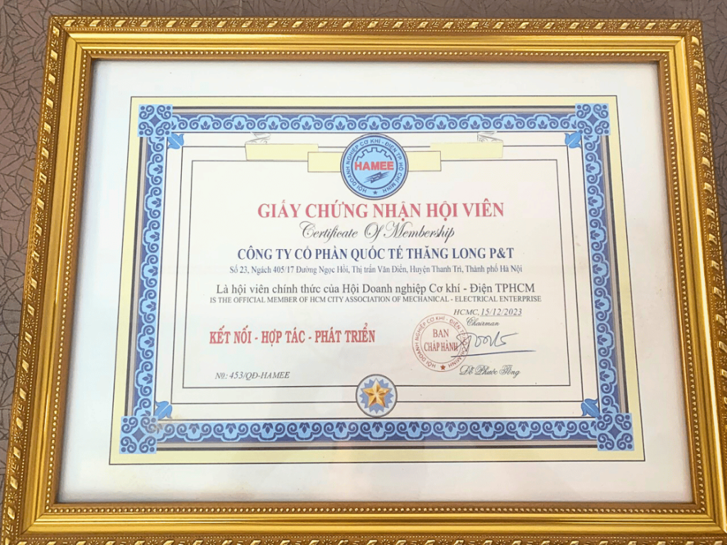 Thăng Long P&T chính thức trở thành hội viên HAMEE