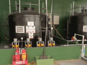 Bơm Javel cho tháp làm mát trong nhà máy thép