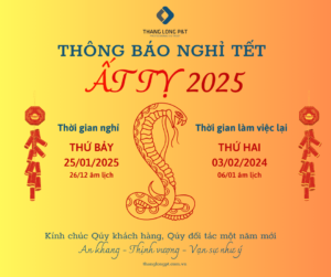 Thông báo lịch nghỉ tết nguyên đán Ất Tỵ 2025