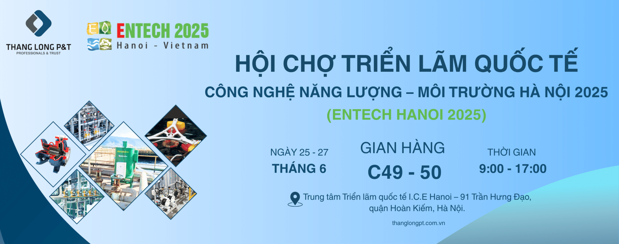 Thăng Long P&T tham gia triển lãm Entech 2025