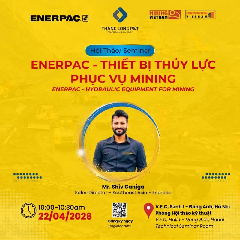 Chuyên gia cao cấp từ Enerpac tham gia thuyết trình tại hội thảo