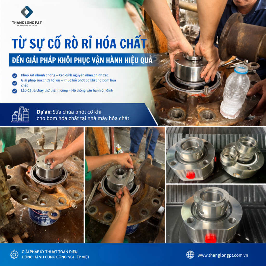 sửa chữa phớt làm kín cơ khí