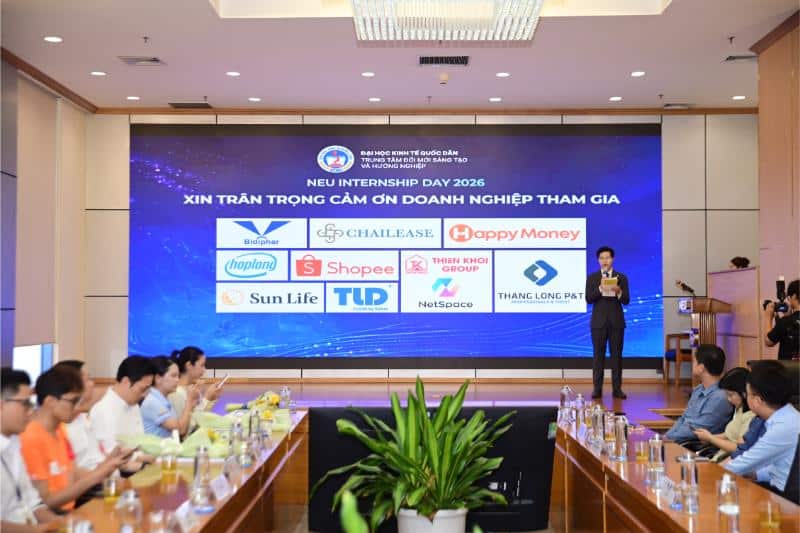 Thăng Long P&T tại Ngày hội Thực tập sinh tại Đại học Kinh tế Quốc dân